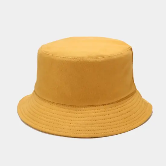 Macaron color blank bucket hat for custom branding