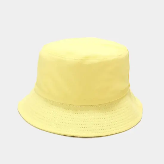 Macaron color blank bucket hat for custom branding