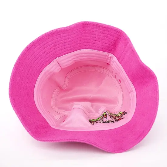 Custom Polyester Terry Cloth Bucket Hat