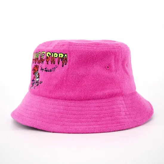 Custom Polyester Terry Cloth Bucket Hat