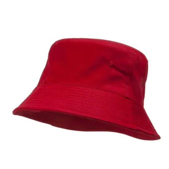 Custom reversible denim wool bucket hat with designer style