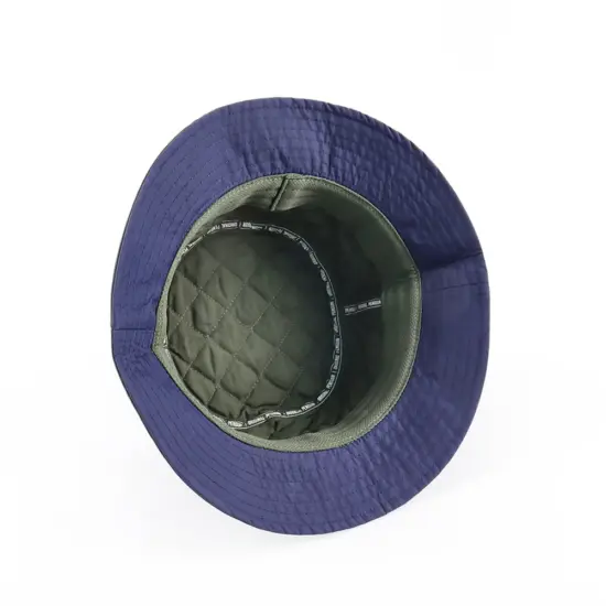 Reversible Waterproof Knit Bucket Hat with Embroidery