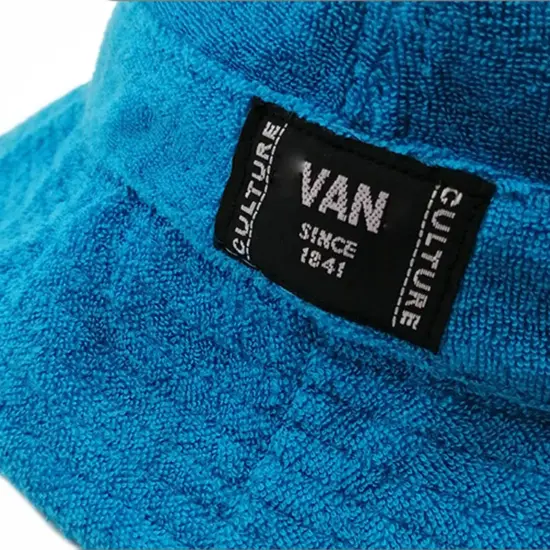 Custom terry cloth bucket hat soft breathable design
