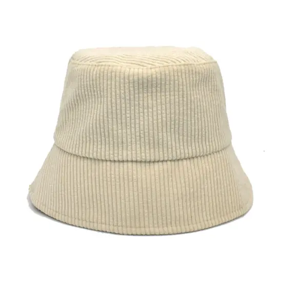 Women’s Solid Color Corduroy Bucket Hat