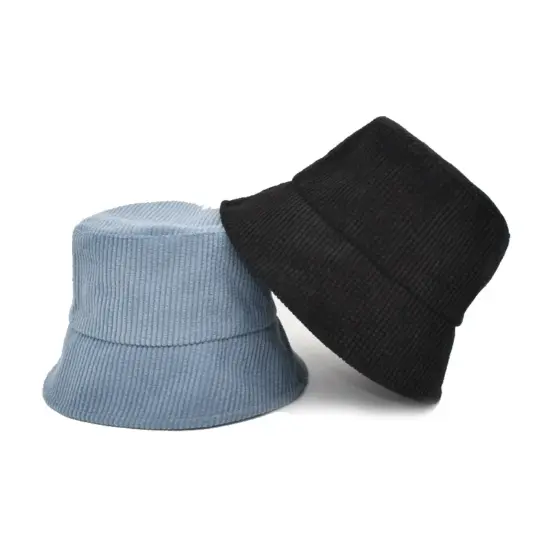 Women’s Solid Color Corduroy Bucket Hat