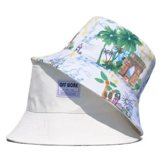 Custom Cotton Terry Cloth Bucket Hat for Men and Women