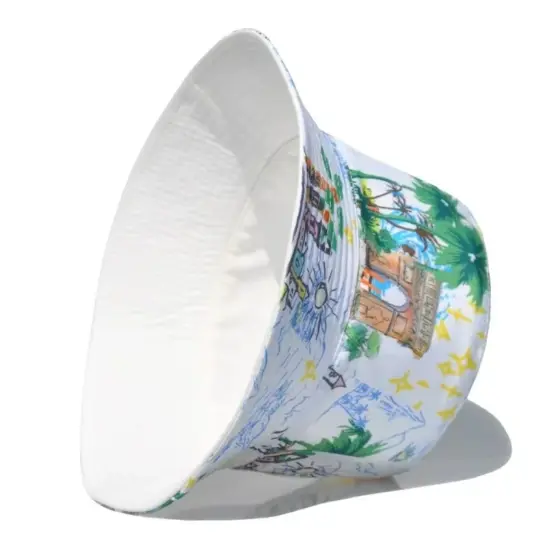 Custom Cotton Terry Cloth Bucket Hat for Men and Women