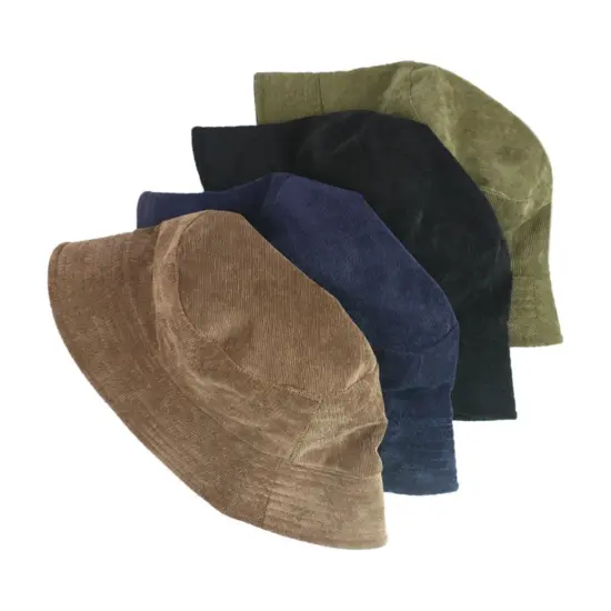 Custom Designer Corduroy Bucket Hat