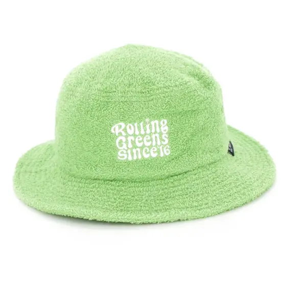 Custom embroidered terry cloth bucket hat