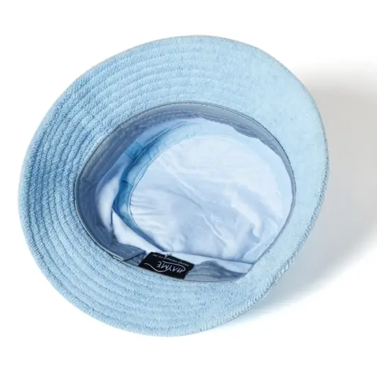 Custom embroidered terry cloth bucket hat