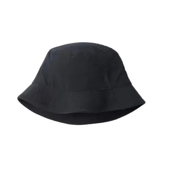 Solid Cotton Wide Brim Sun Protection Bucket Hat