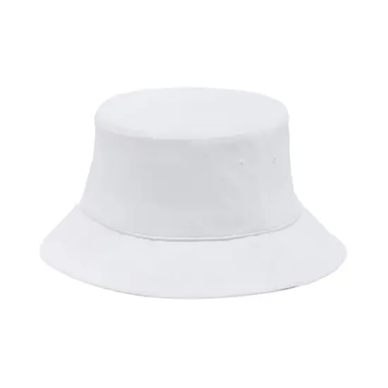 Solid Cotton Wide Brim Sun Protection Bucket Hat