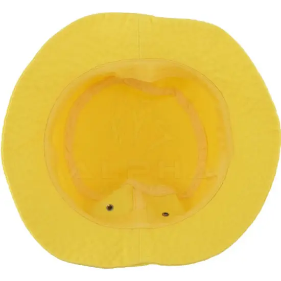 Hip-hop denim bucket hat with washed finish