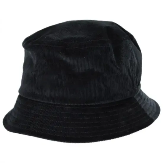 Brown Corduroy Bucket Hat for Men and Women