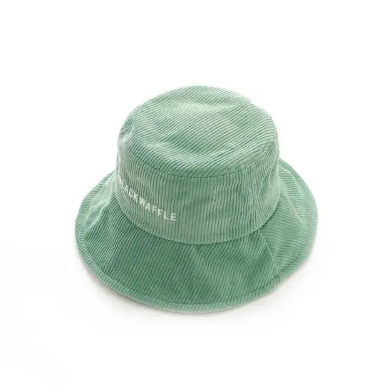 Brown Corduroy Bucket Hat for Men and Women