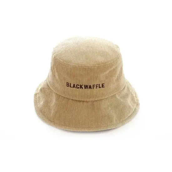 Brown Corduroy Bucket Hat for Men and Women