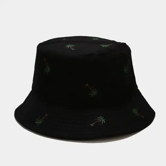Fashion embroidered cotton denim bucket hat