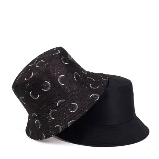 Fashion embroidered cotton denim bucket hat