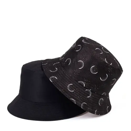 Fashion embroidered cotton denim bucket hat