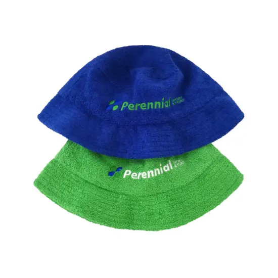 Soft breathable terry cloth bucket hat