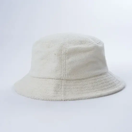 Soft breathable terry cloth bucket hat
