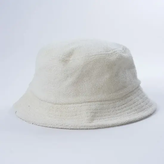 Soft breathable terry cloth bucket hat