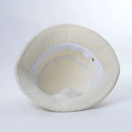 Soft breathable terry cloth bucket hat