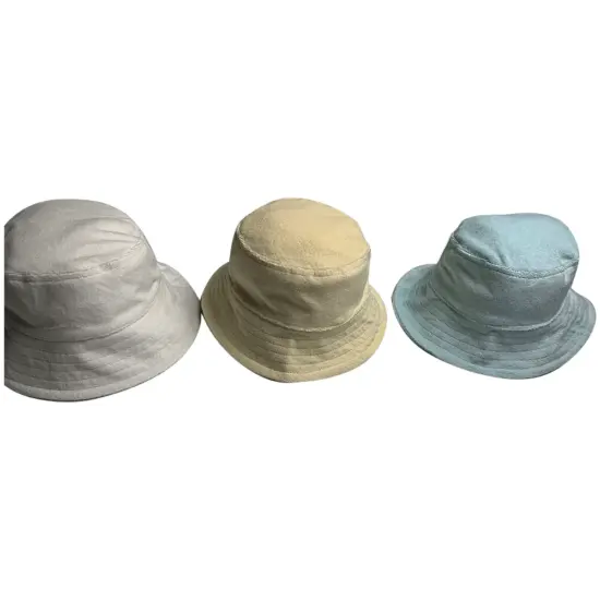 Soft breathable terry outdoor bucket hat