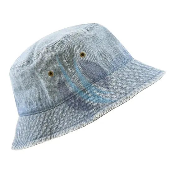Outdoor sun-protective unisex bucket hat with UV resistance