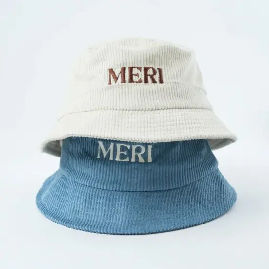 Corduroy Fisherman Bucket Hat with Custom Logo