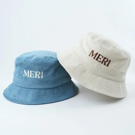 Corduroy Fisherman Bucket Hat with Custom Logo