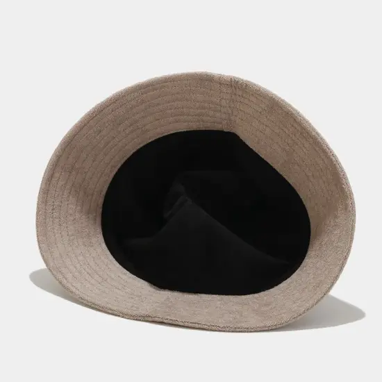 Breathable casual flat-top bucket hat