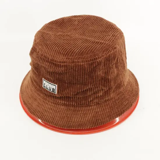 Plain Solid Color Corduroy Bucket Hat