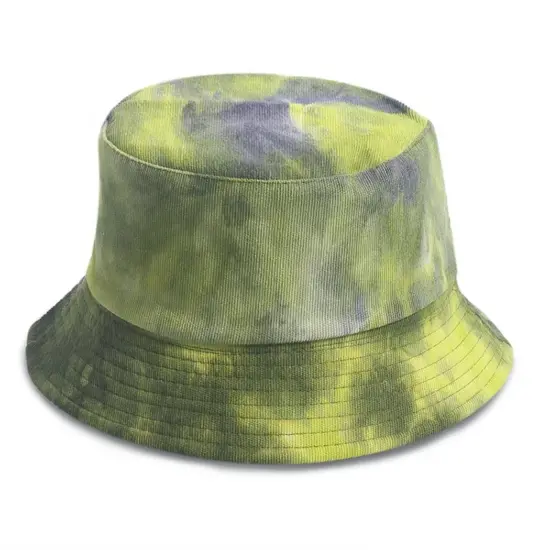 Reversible Solid Color Corduroy Bucket Hat