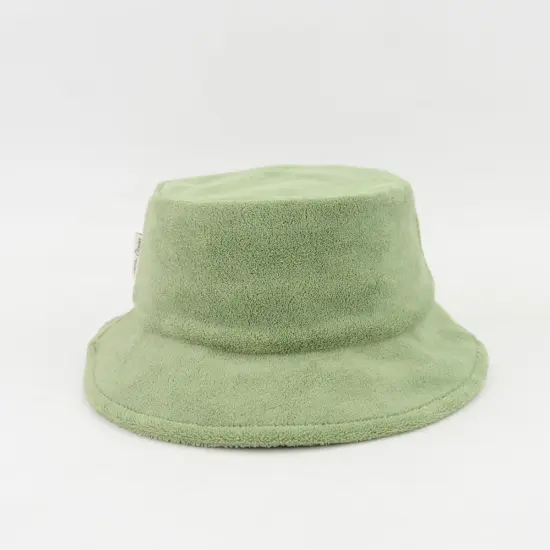 Soft velvet casual bucket hat design