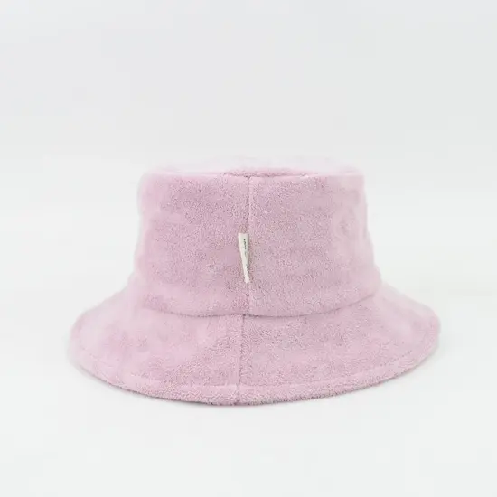 Soft velvet casual bucket hat design