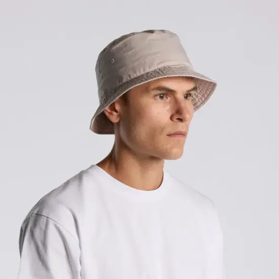 Custom faded corduroy bucket hat with logo