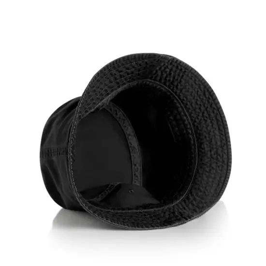 Custom faded corduroy bucket hat with logo