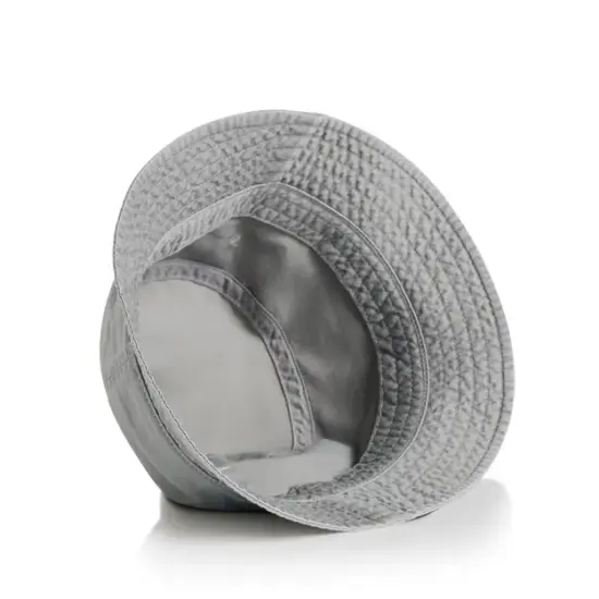 Custom faded corduroy bucket hat with logo