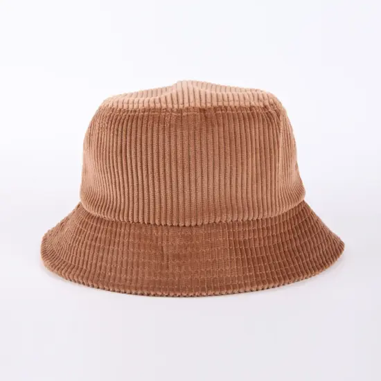 Men’s Embroidered Corduroy Bucket Hat