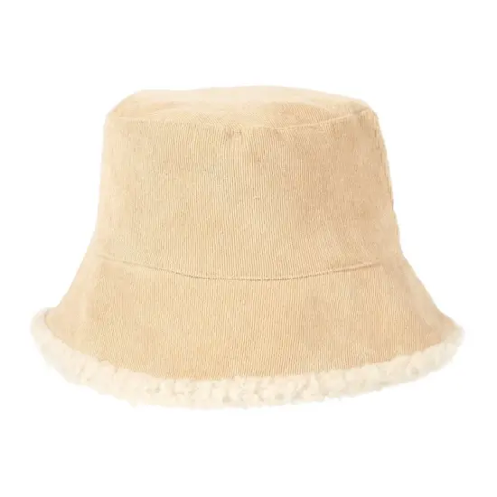 Winter Faux Fur Polyester Wool Bucket Hat
