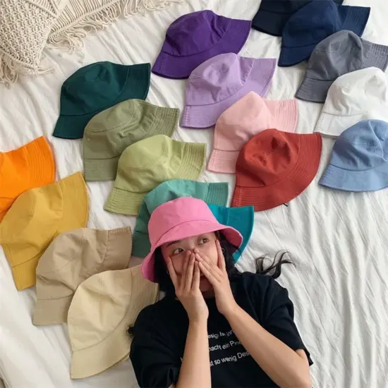 Custom multicolor fisherman bucket hat