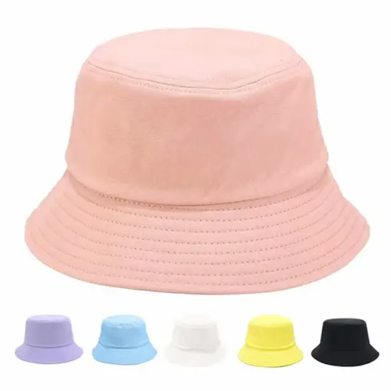Plain 100% cotton summer hat