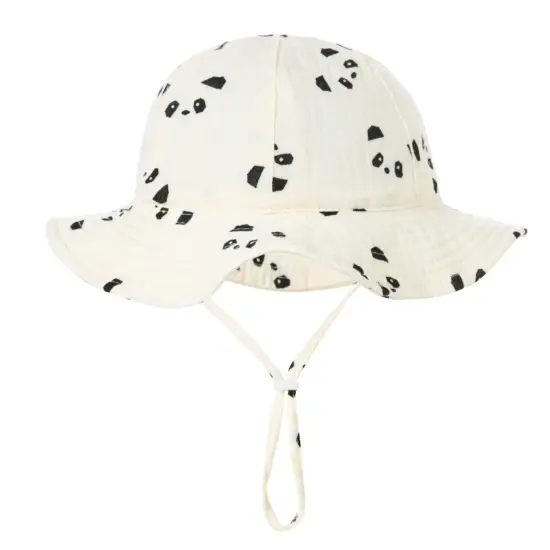 Wide brim baby sun bucket hat for outdoor protection