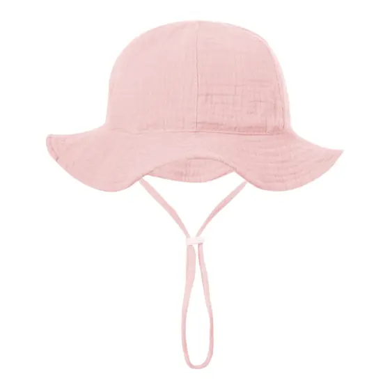 Wide brim baby sun bucket hat for outdoor protection