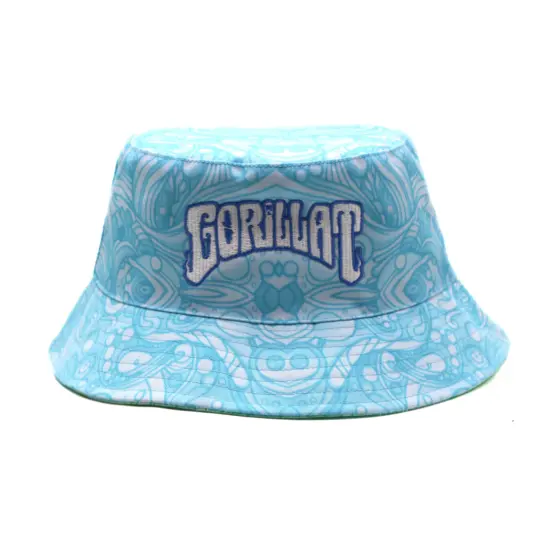 all over printed cotton bucket hat