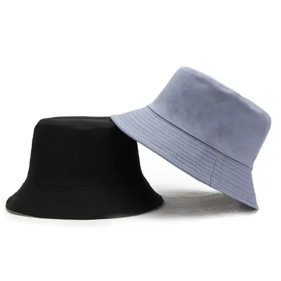 reversible bucket sun hat double-sided cotton