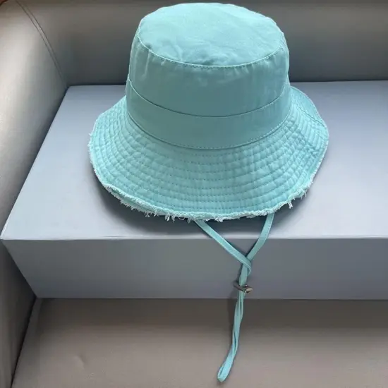 wide brim foldable outdoor fishing bucket hat