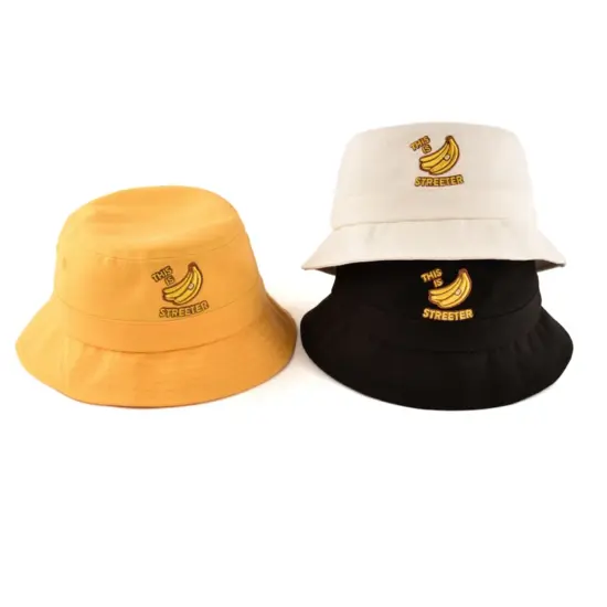 Breathable cotton kids bucket hat outdoor